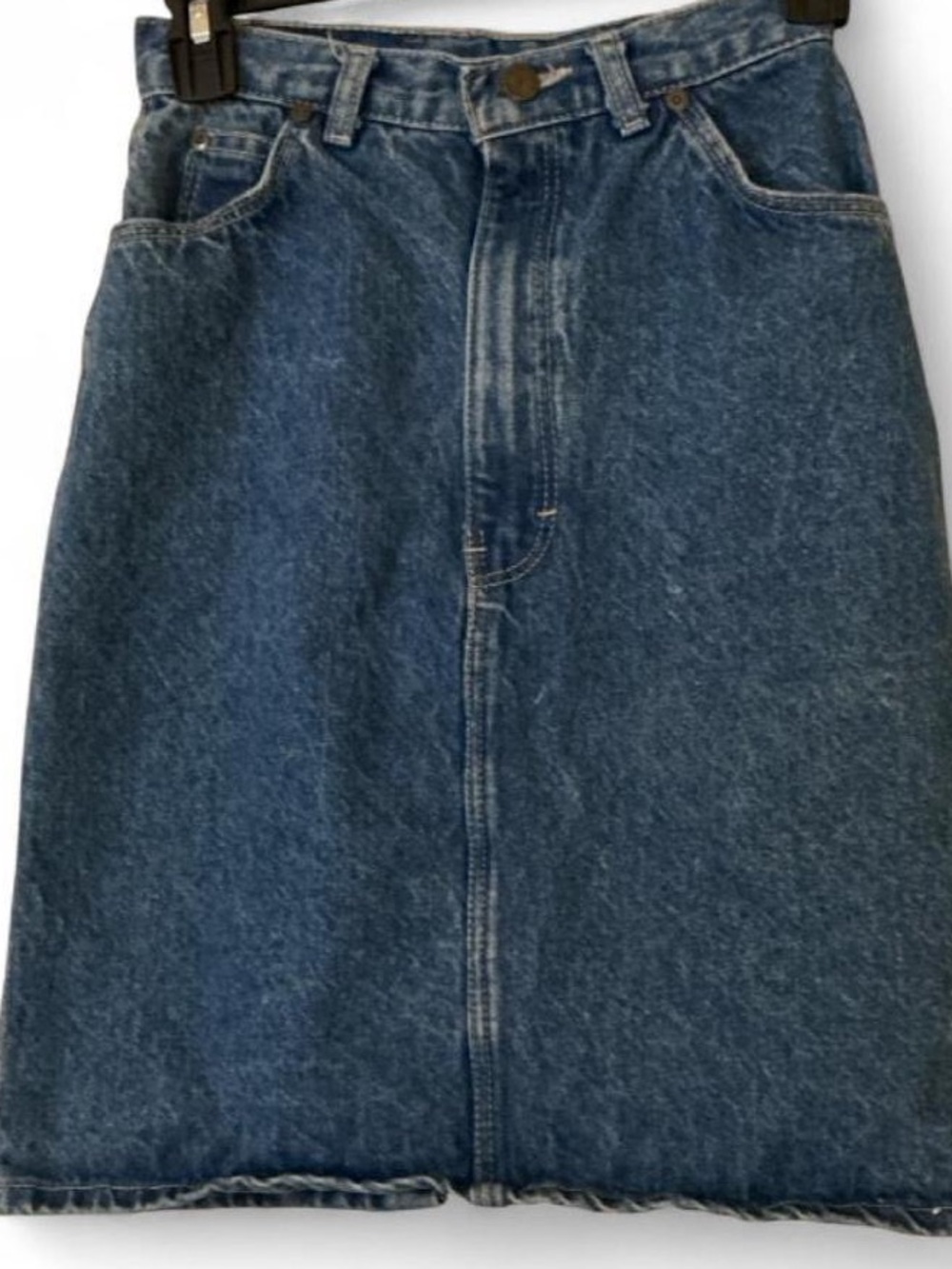 Vintage Gitano Express High Waisted Denim Skirt Medium Wash Jean Pencil 5/6 23